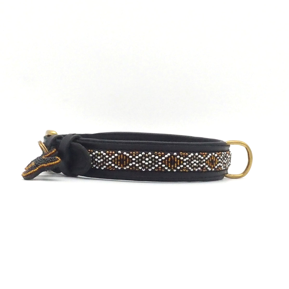 Hunde Halsband Leder Black Ashanti Origins Luxury