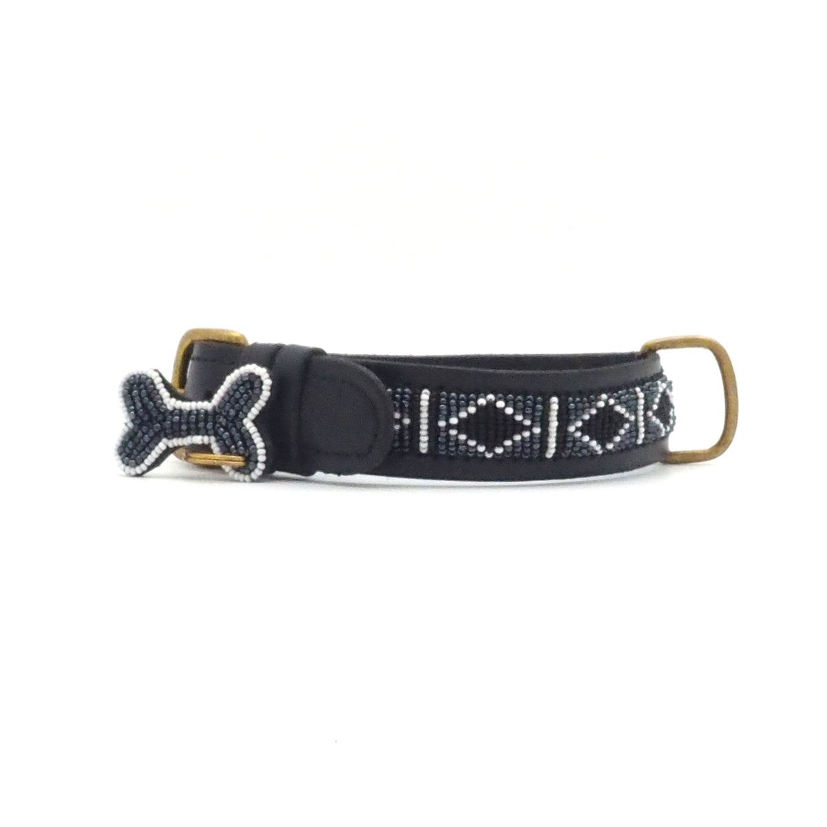 Hunde Halsband Leder Black Rafiki Black Classic