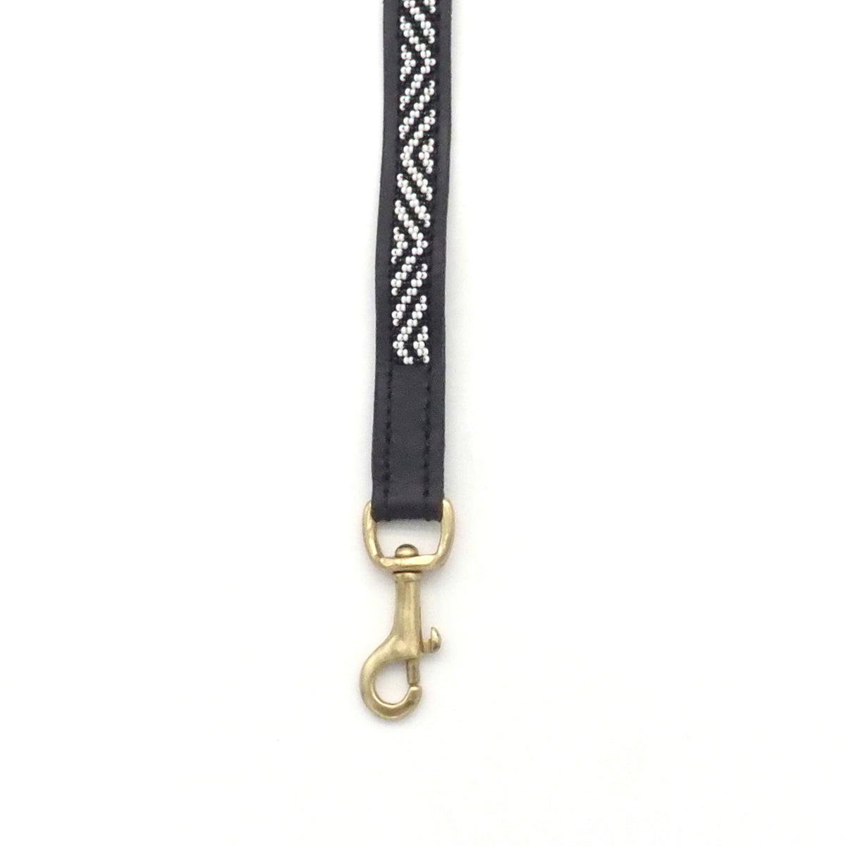 Hunde Leine Leder Black Zebra